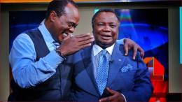 COTU boss Francis Atwoli with Citizen TV's Jeff Koinange in a past JKL show.
